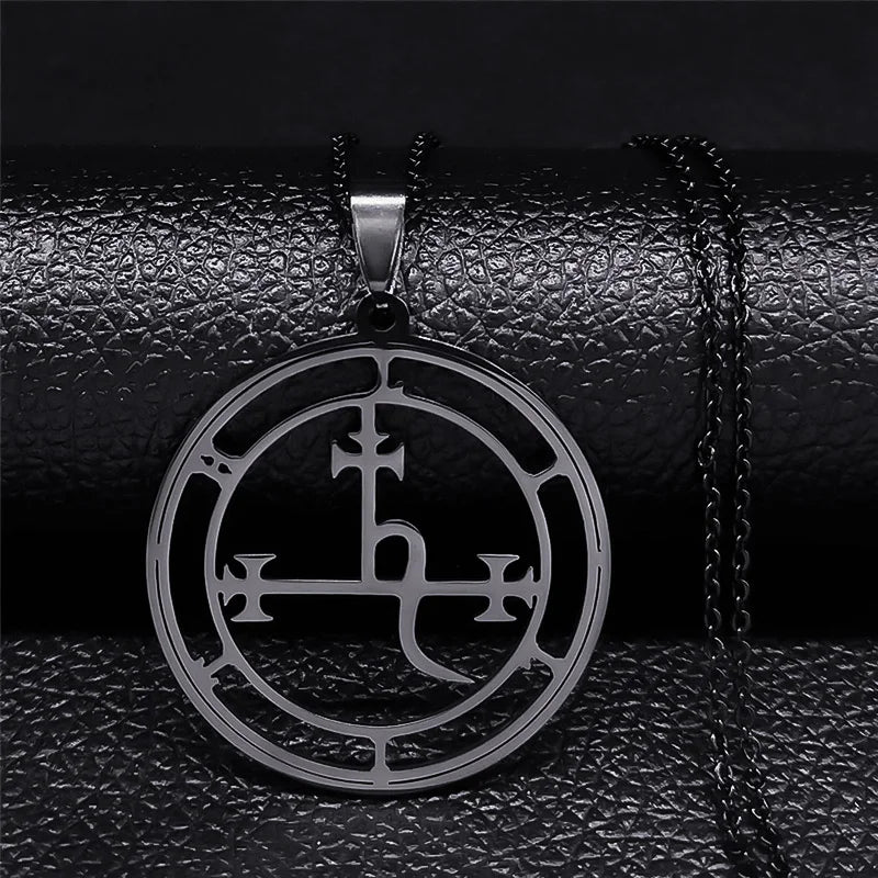 Lilith Demon Seal Necklace — Silver
