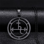 Lilith Demon Seal Necklace — Silver