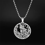 Cat Gold Pendant Car Hollow Flower