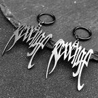 Spiked Choker Silver Pendant Necklace — Stainless Steel
