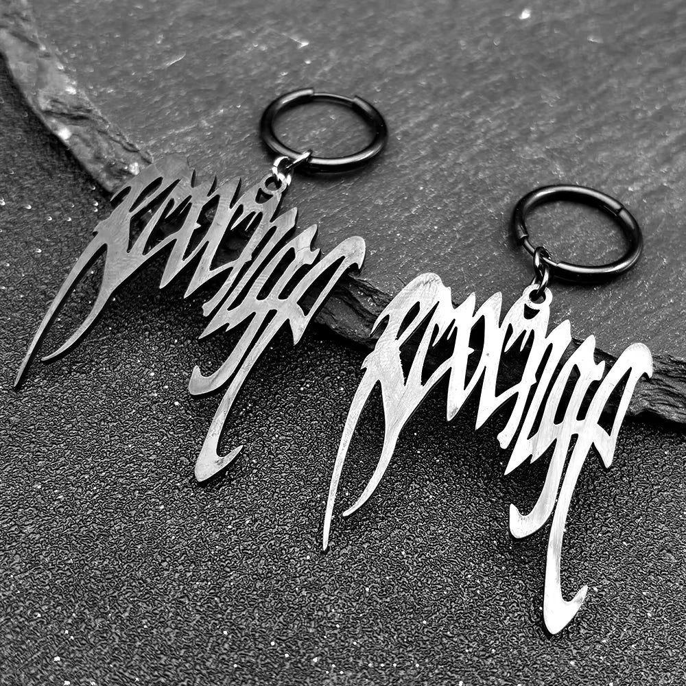 Spiked Choker Silver Pendant Necklace — Stainless Steel