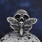 2022 New Christmas Charm Halloween Octopus Skull Punk Stainless Steel Seaman Rings Men Anel Puck Jewelry Halloween Gift