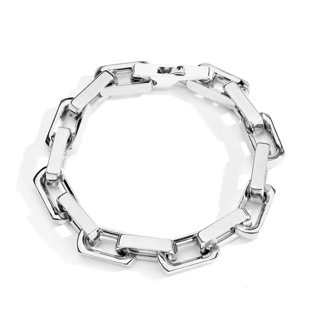 Black Cuban Bracelet Stainless Steel PVD