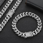 Tennis Bracelet with Stones — Stainless Steel