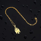 Republic of Serbia Eagle Pendant Necklaces for Women Men Silver Color/Gold Color Srbija Jewelry Serbian Gift