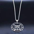 Gremory Sigil Silver Necklace — Stainless Steel