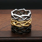 Thorn Vine Ring — Stainless Steel