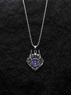 Skull Evil Eye Steel Pendant Vintage Devil's