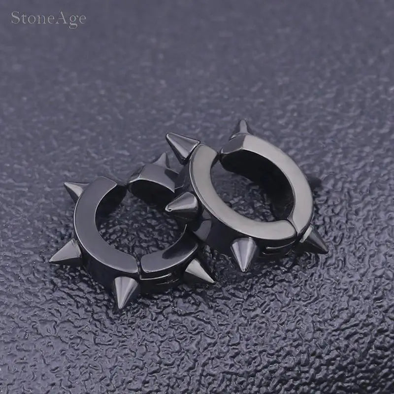 Rivet Clip Earring — Gold Stainless Steel