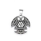 Valknut Steel Pendant Vikings Triangle Celtic