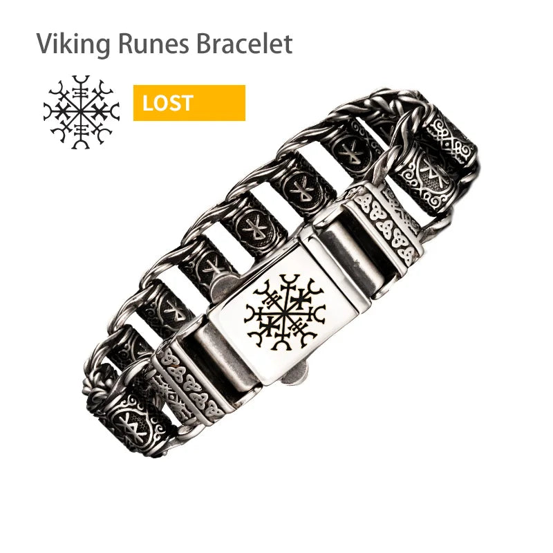 High Quality Viking Bracelet for Men Stainless Steel Hammer Fashion Jewelry
