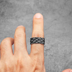 Eagle Feather Ring — Stainless Steel