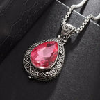 Gawu Box Pendant Can Be Opened Vajra Pestle Six-Character Sutra Zircon Buddha Necklace Male and Female Amulet Jewelry