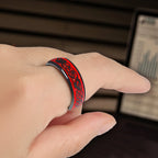Fashion Dragon Pattern Metal Band 7MM T5577 Chip Ceramic Finger Ring or CUID Chip Skull Carbon Fiber Band Epoxy Ring for Replica