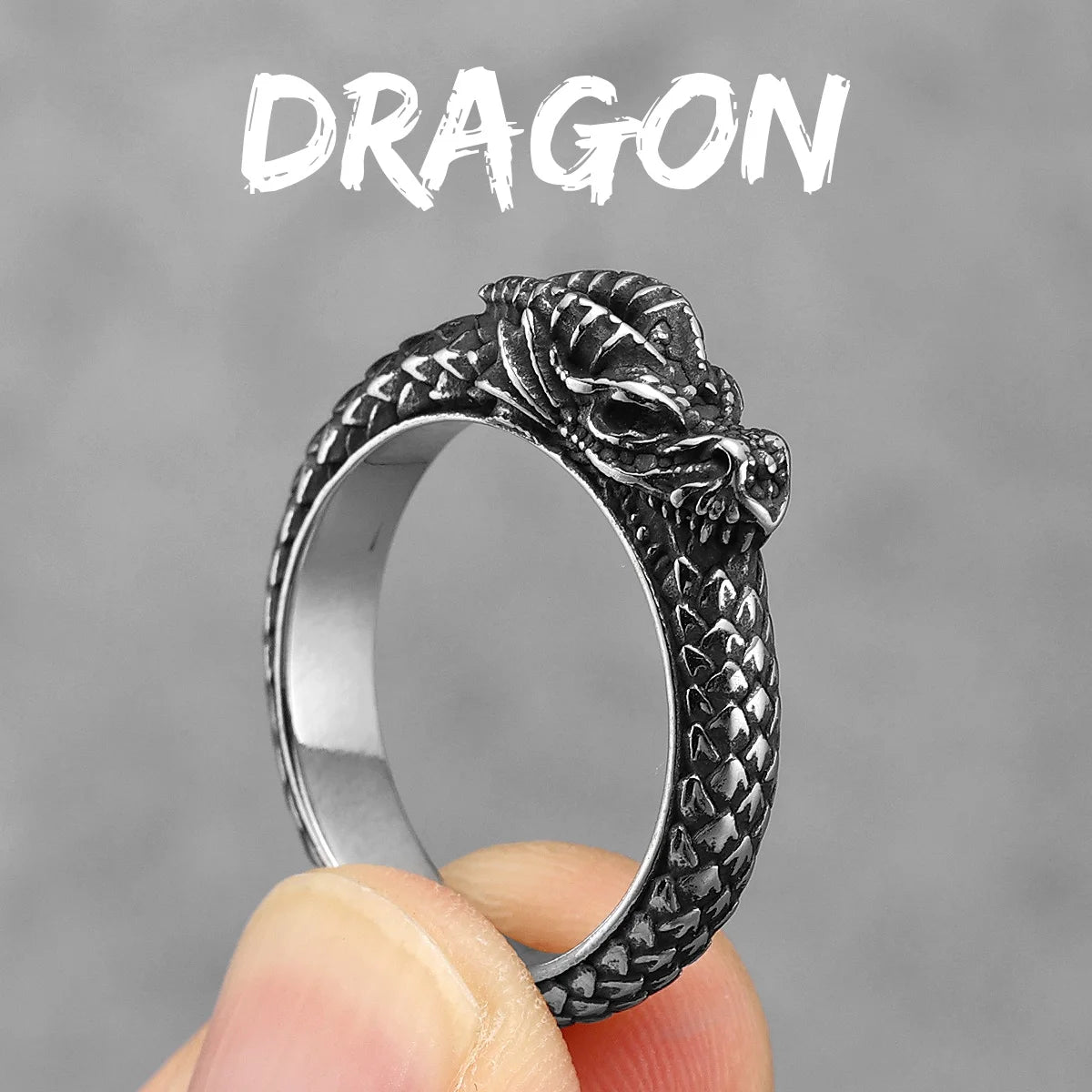 Various Snake Series Ring Stainless Steel Men Women Rings Punk Trendy Rock for Male Fashion Jewelry Creativity Gift Wholesale