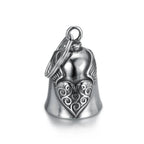 Norse Gods Odin Celtic Knot Motorcycle Bell Necklace Men's Punk Riding Rock Lucky Exorcism Amulet Jewelry