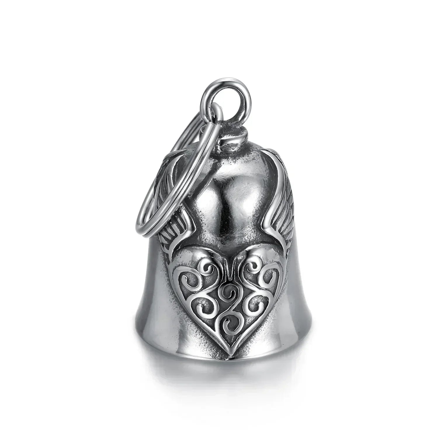 Norse Gods Odin Celtic Knot Motorcycle Bell Necklace Men's Punk Riding Rock Lucky Exorcism Amulet Jewelry