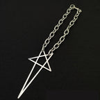 Punk Hip Hop Chain Choker Y2K Fashion Unisex Gothic Star Charms Pendant Necklace Jewelry Accessories Gifts