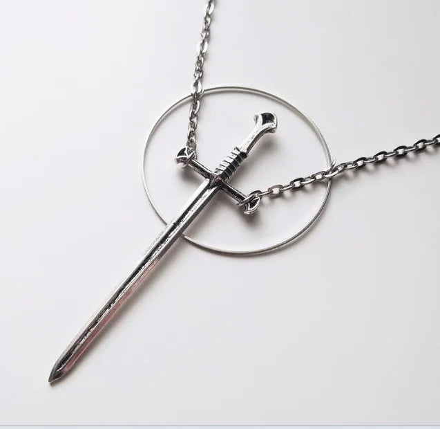 Tarot Silver Pendant Necklace