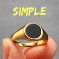 Shell Minimal Ring — Stainless Steel