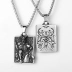 Fallen Angel Devil Pendant — Stainless Steel