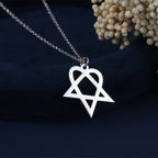 Geometric Triangle Star Necklace — Stainless Steel