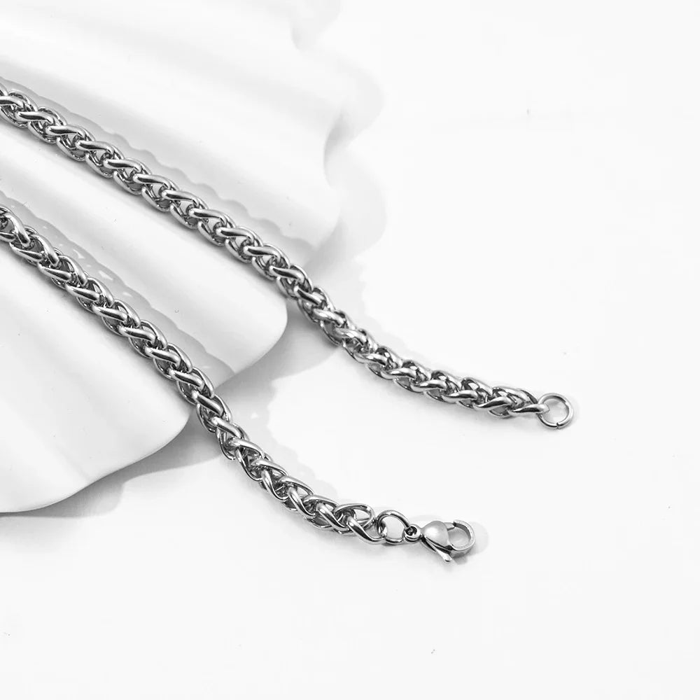 Cuban Chain Bracelets Stainless Steel Bracelet Keel Chain 3/5 Mm Curb for Men Women Free Shipping Factory Offer Punk