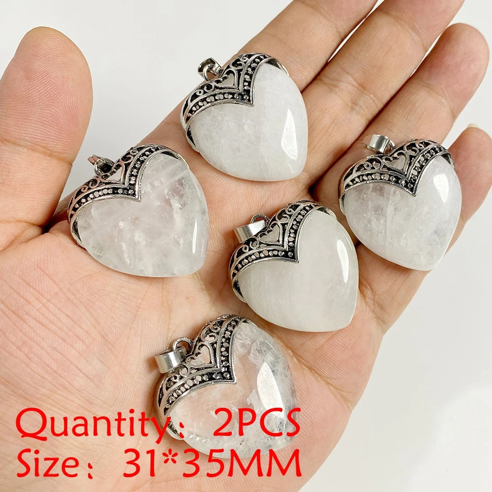 Crystal Quartz Iced Pendant — DIY Craft Set