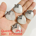 Crystal Quartz Iced Pendant — DIY Craft Set