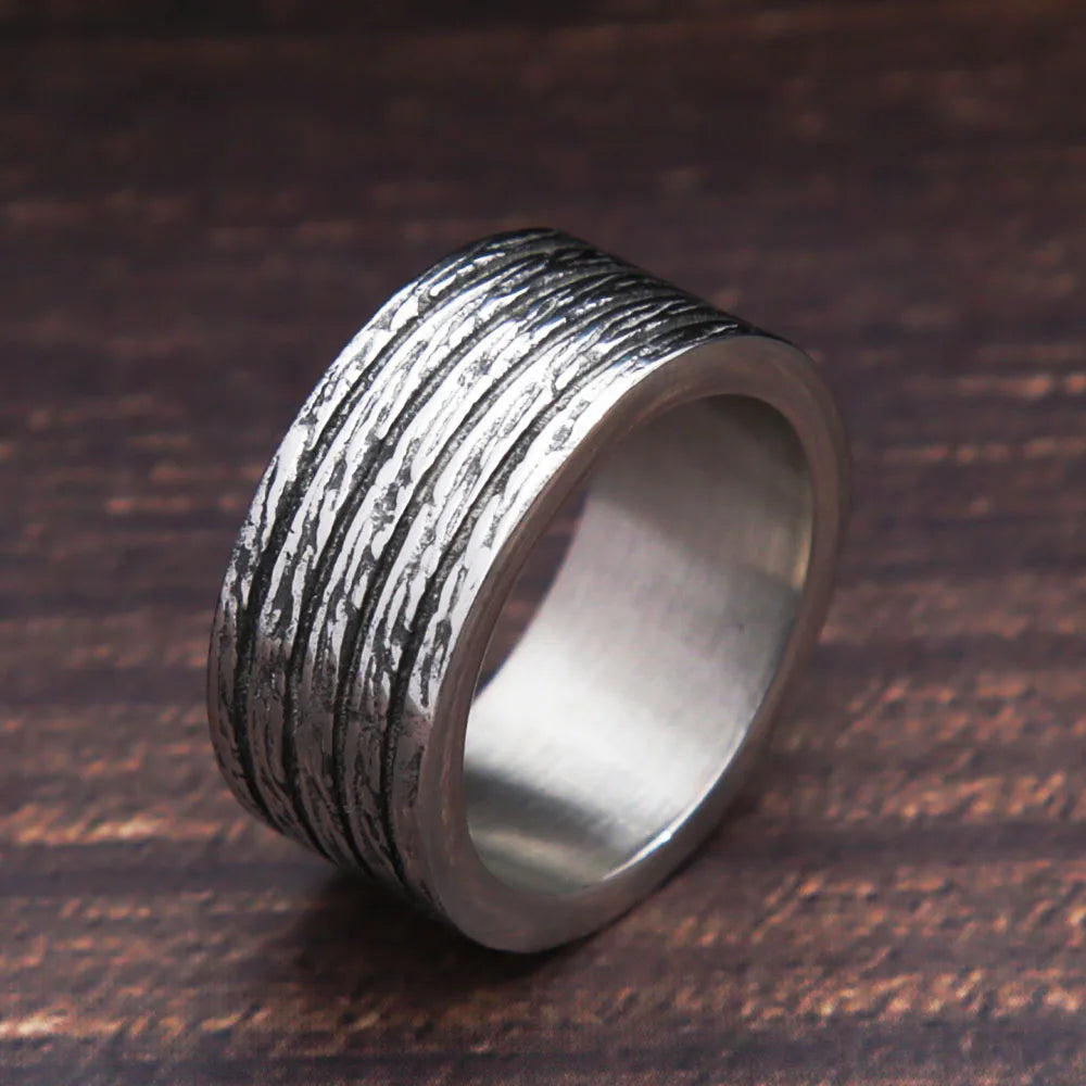 Korean Version Of Simple Ring Men Women Punk Hip Hop Stainless Steel Biker Men Ring Fashion Simple Jewelry Gift Wholesale
