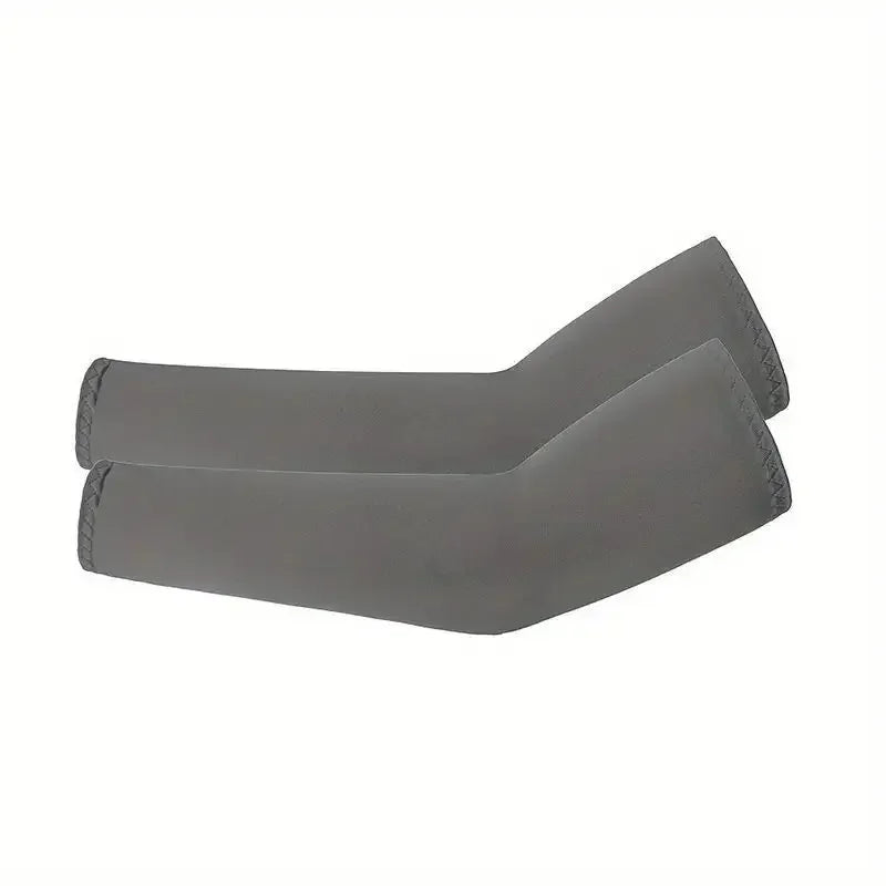 1 Pair Cooling Arm Covers for Men and Women Summer Sun Protection Sunshade Ice Silk Sleeves for Cycling Outdoor Sports