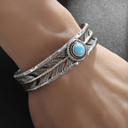 Men\'s Personalized Retro Ethnic Animal Pixiu Bangles Men Women Cuff Bracelets Casual Jewelry Gifts