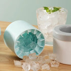 Ice Bucket Cup Mold Ice Cubes Tray Food Grade Quickly Freeze Silicone Ice Maker Creative Design Ice Bucket Whiskey Beer