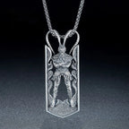 Monkey King Sun Wukong Relief Pendant Necklace for Men — Choker