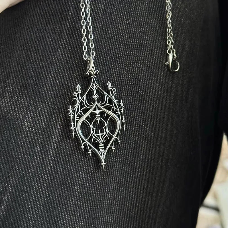 Gothic Chandelier Pendant Necklace