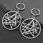 Necronomicon Satan Pendant Necklace — Stainless Steel