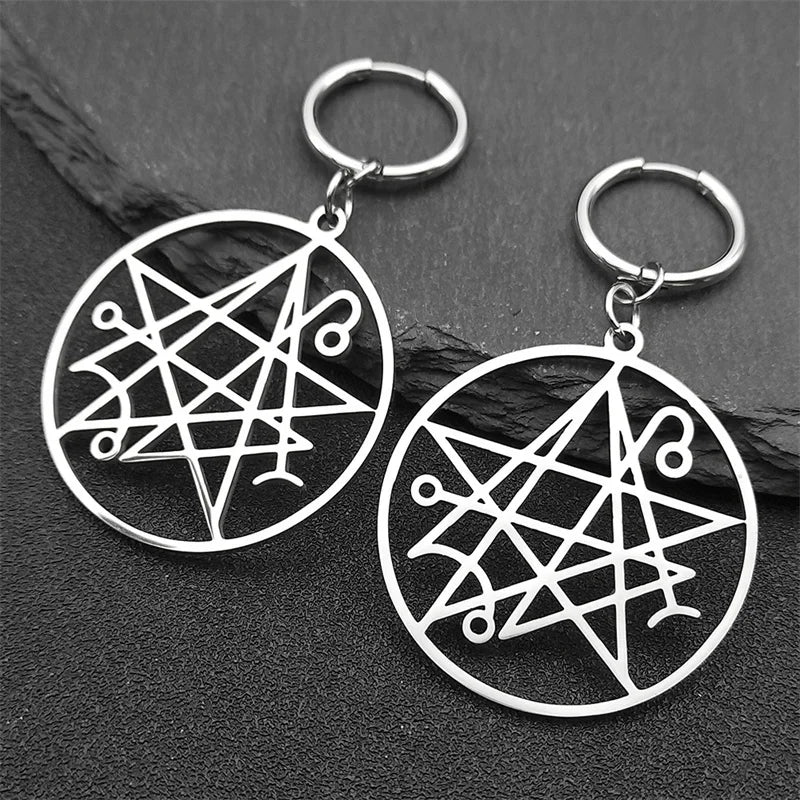 Necronomicon Satan Pendant Necklace — Stainless Steel