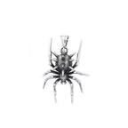 Gothic Spider Pendant Necklace — Stainless Steel