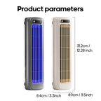 KINSCOTER Portable Air Conditioner Fan 2000mAh Quiet Desktop Tower Fan Wall Non-drilling Circulating Fan 3 Speeds