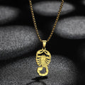 Gothic Scorpion Pendant Necklace — Stainless Steel