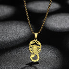 Gothic Scorpion Pendant Necklace — Stainless Steel