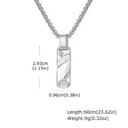 Small Dogtag Pendant Necklaces for Men Boys,Vintage Stainless Steel Hammered Texture Military Dog Tag Collar Gift