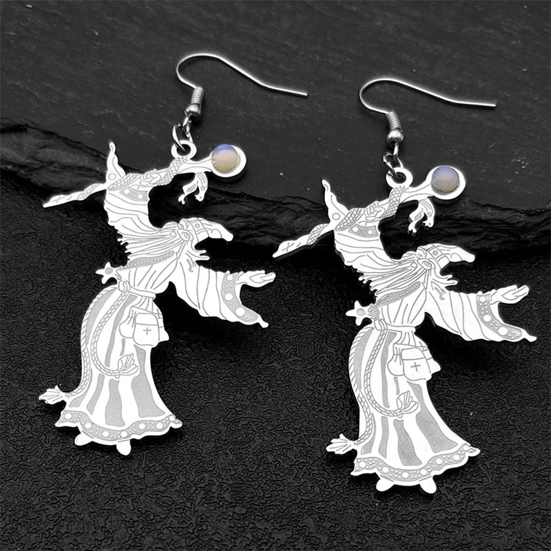 Dragon Viking Steel Pendant Gothic Witchcraft
