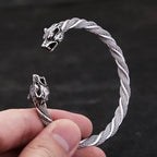 Wolf Head Bracelet — Stainless Steel