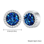 Iced Out Rhinestone Magnetic Ear Clip — Stainless Steel