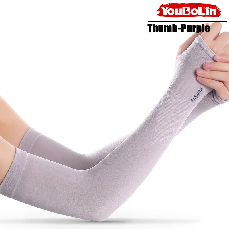 Outdoor Bicycle Fishing Sleeve Cover Colorful Sun Protection Arm Guard Cooling Sun Protection Arm Cooling UV Protection