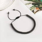 New Arrow Hematite Elastic Bracelet Men Jewelry Armband Heren Fashion Beaded Yoga Bracelet Women Bileklik