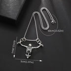 Skull Pendant Necklace — Vintage Gothic