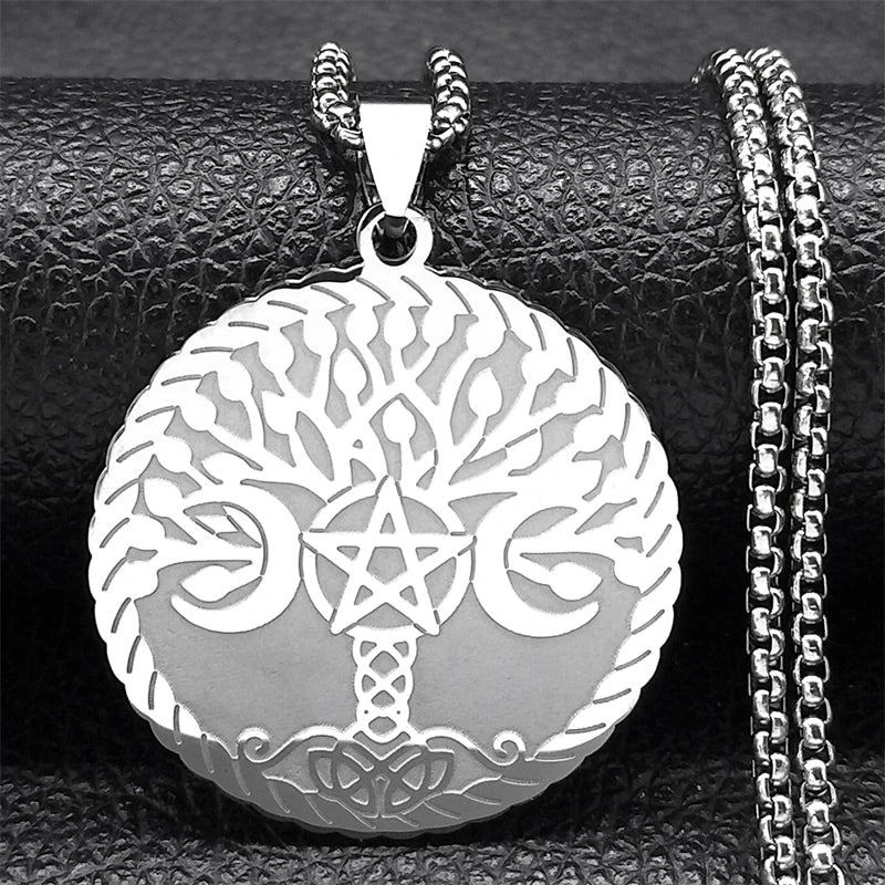 Witchcraft Stainless Steel Pendant Necklace
