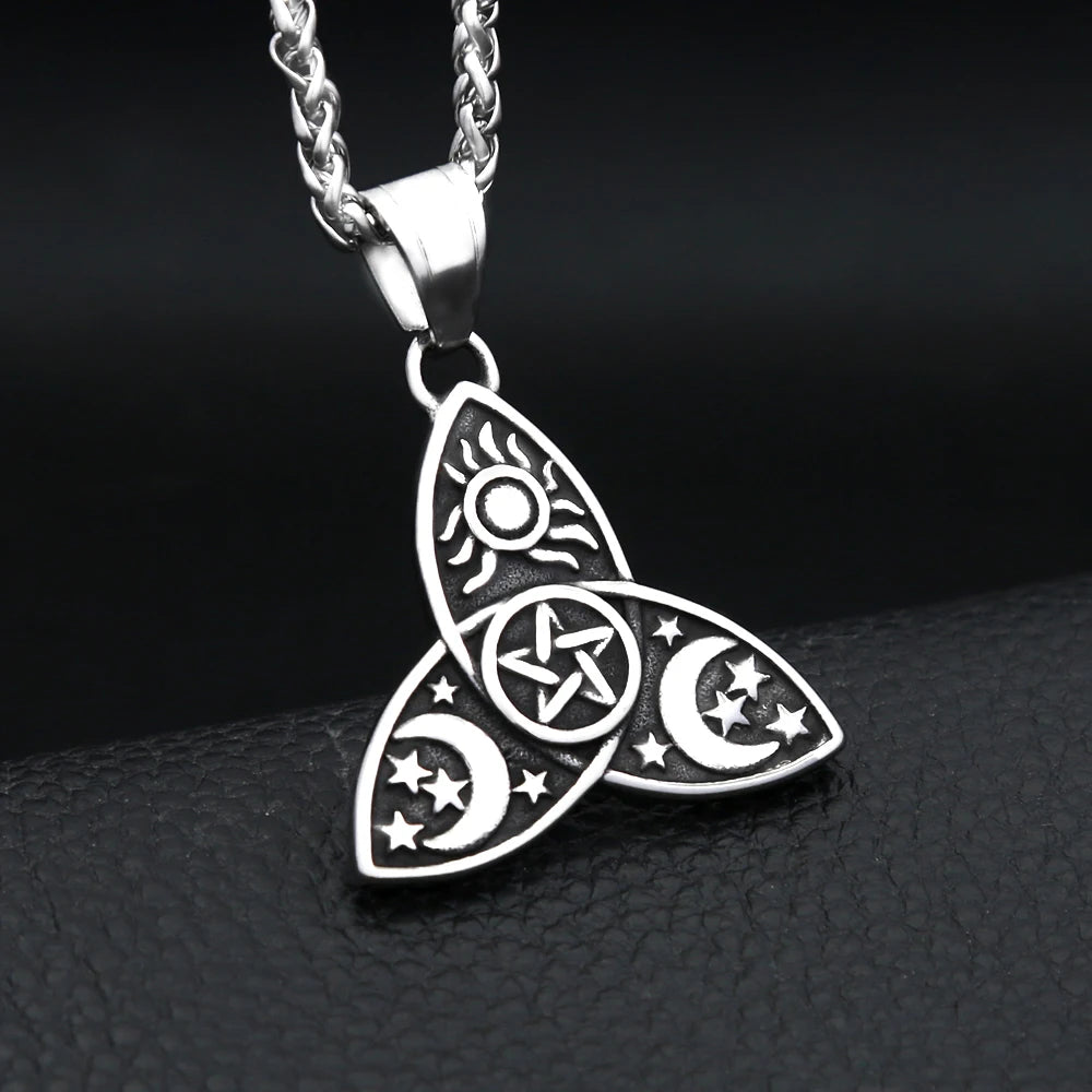 Viking Celtic Knot Pendant — 316L Stainless Steel